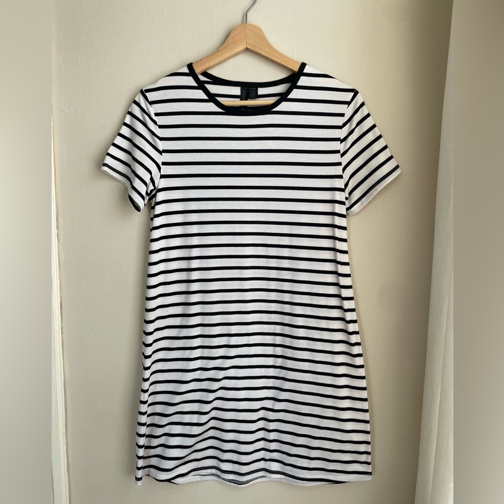Striped t shirt dress